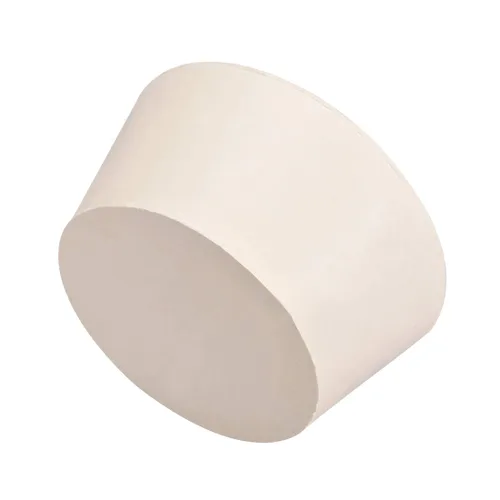 Vista 9 de uxcell Tapón de goma sólida en forma cónica blanca para el tapón de tubo de laboratorio tamaño 11