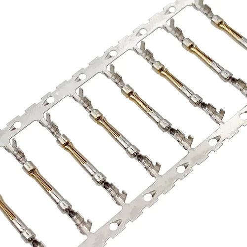 Vista 3 de 200 piezas (100 pares) chapadas en oro DB de 0.08 pulgadas macho hembra para conectores de crimpado D-Sub DB9, DB15, DB25, DB37, DB50