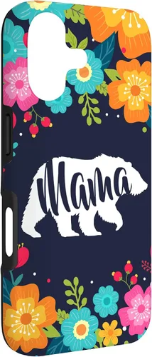 Vista 3 de Funda floral Mama Bear para iPhone 17