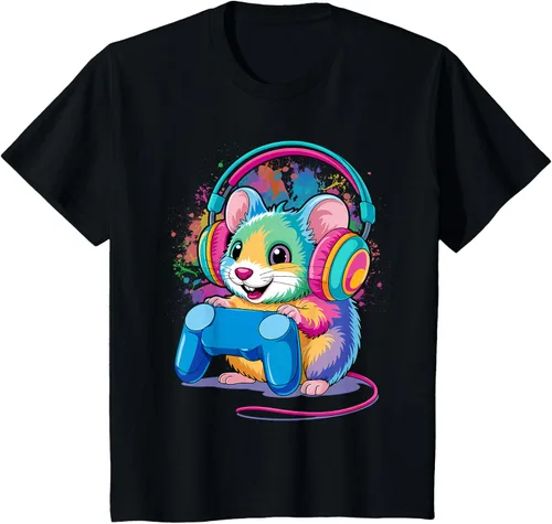 Vista 26 de Mouse Gaming Animal Video Games Funny T-Shirt