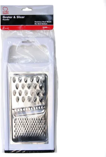 Vista 2 de Chef Craft Select Rallador de acero inoxidable, 5 x 11 pulgadas 1 pieza, blanco