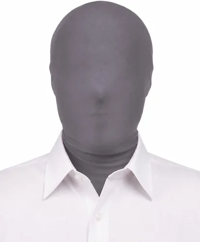 Vista 14 de Máscara de capucha Zentai de elastano de cobertura completa para hombre y mujer para disfraz de Halloween