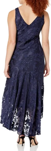 Vista 4 de Alex Evenings Vestido de gasa sin mangas estampado de longitud media con chaqueta para mujer