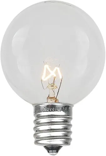 Vista 16 de Novelty Lights Bombillas de repuesto incandescentes ST38 Edison de 7 W, paquete de 25 Transparente (St38)