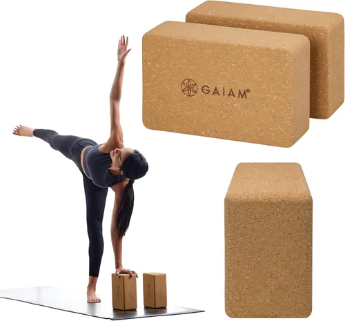 Vista 38 de Gaiam Bloque de yoga – Espuma EVA sin látex – Superficie antideslizante suave con bordes biselados para yoga, pilates, meditación Rubor ateniense