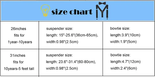 Vista 4 de Conjunto de corbata michi y tirantes ajustables unisex Hanerdun para niños y niñas - Idea para regalo