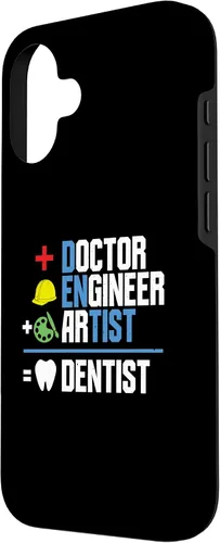 Vista 2 de iPhone 16 Doctor Engineer Artist Dentist Dentistry Dental Assistant Case