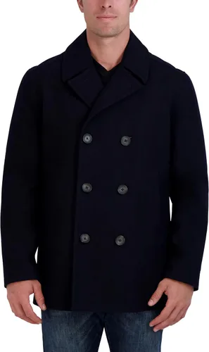 Vista 19 de Nautica Men's Wool Blend Peacoat – Double-Breasted Winter Coat, Regular, Big & Tall Sizes