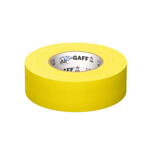 Vista 3 de ProTapes Pro Gaff - Cinta adhesiva plástica mate con adhesivo de goma, 11 mil de grosor, 55 yardas de longitud