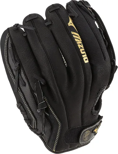 Vista 3 de Mizuno Premier Slowpitch Softball Glove Series I Full Grain Leather I Buttersoft Palm Liner I Parashock Palm Pad I PowerLock I Game-Ready H Web