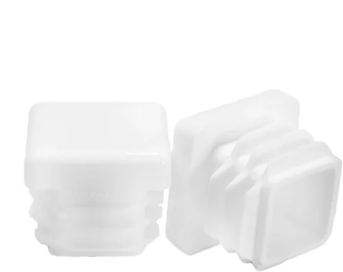 Vista 11 de Prescott Plastics Inserto cuadrado de plástico de 1 pulgada (paquete de 4), tapa de extremo blanco para tubos de metal, valla, inserto deslizante