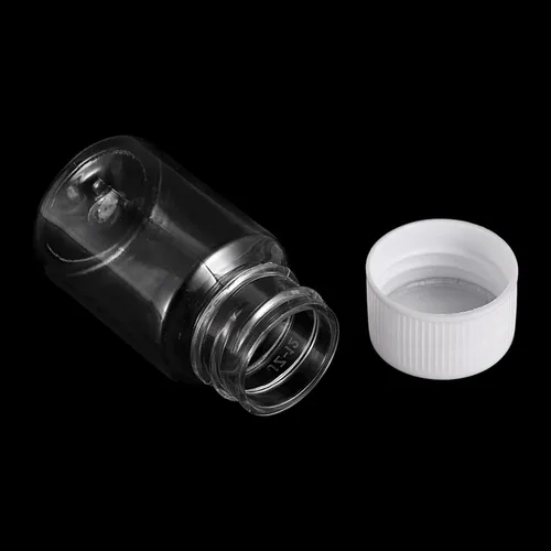 Vista 4 de PATIKIL Botella de reactivo de boca ancha de 2.7 fl oz, 2.7 onzas, paquete de 18 botellas de almacenamiento, recipientes de muestras de plástico