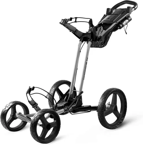 Vista 7 de Sun Mountain Pathfinder Px4 Golf Push Cart Azul (Big Sky Blue)