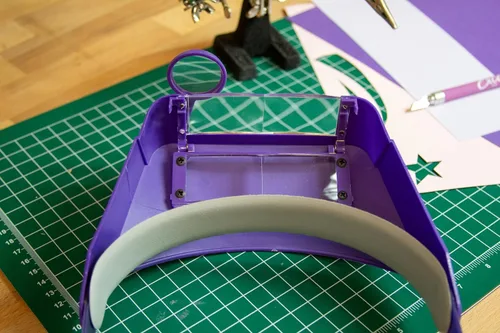 Vista 6 de Excel Blades MagniVisor - Lupas para la cabeza, auriculares montados en la cabeza, lupa para leer electrónica, reparación de relojes