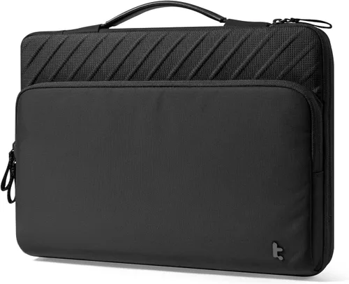 Vista 11 de tomtoc Estuche protector 360 para portátil de 13 pulgadas para el nuevo Surface Pro 11th, Copilot+PC 2024, Surface Pro 10/9/8/X con teclado Negro