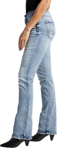 Vista 2 de Silver Jeans Co. Suki - Jeans ajustados de tiro medio para mujer