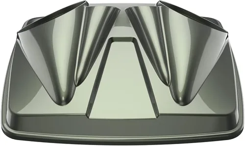 Vista 55 de Tapas de altavoz dobles de 8 pulgadas a juego para Advanblack/OEM Harley Rushmore estilo Razor, Chopped & King Tour Pak Whisky ámbar
