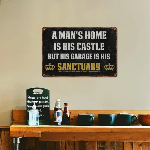 Vista 4 de Duct Tape It Can't Fix Stupid But It Can Muffle The Sound Retro Aluminum Metal Signs Wall Decoration 8X12 Inches for Kitchen Bar Room Bedroom