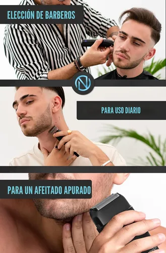 Vista 7 de Novah - Juego de cortapelos y recortadores profesionales de peluquería – Máquina de afeitar de papel de aluminio profesional para hombres, cortadora