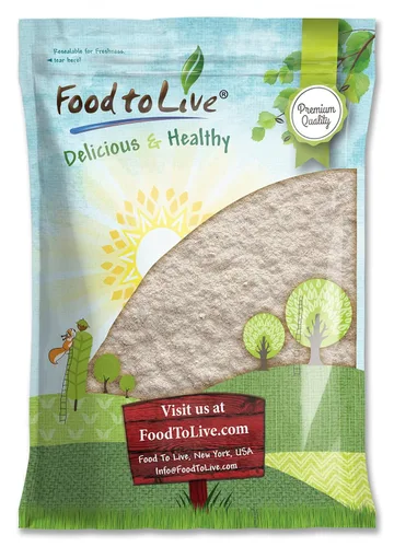 Vista 8 de Food to Live Harina de maranto, 8 onzas de granos enteros finamente molidos, vegano, kosher, a granel. Alto en fibra dietética y proteína a base