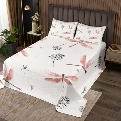 Vista 6 de Erosebridal Lindo juego de colcha de ajolote para niños, juego de edredón de salamanda de dibujos animados de 2 piezas para niños y niñas, colcha