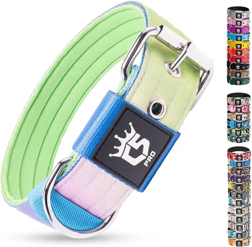 Vista 17 de TSPRO Collar Táctico para Perro de 1.25 Pulgadas de Ancho Collares Gruesos para Perro con Hebilla de Metal de Servicio Pesado, Duradero, Fuerte