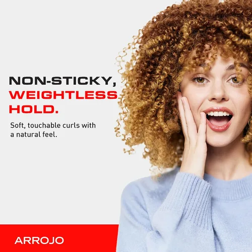 Vista 5 de ARROJO Curl Enhancer - Gel para el cabello rizado para rizos suaves y finos, gel de rizos con aminoácidos, proteínas de avena, productos