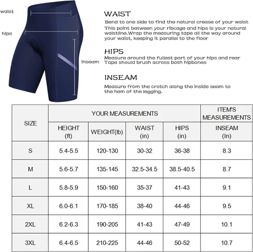 Vista 6 de Wulibike Pantalones cortos de bicicleta para hombre, acolchados 4D para hombre, pantalones cortos de ciclismo de montaña con bolsillos con cremallera