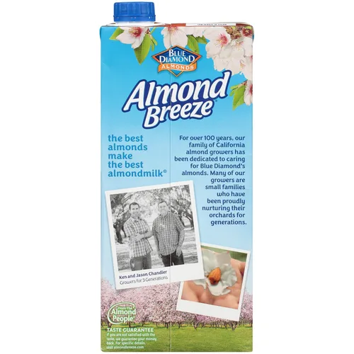 Vista 7 de Almond Breeze Leche de almendra sin lácteos, chocolate, 32 onzas líquidas