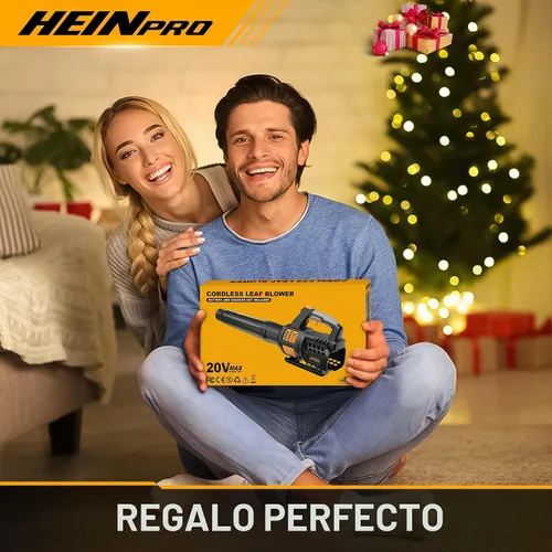 Vista 7 de HEINPRO Soplador de hojas inalámbrico compatible con batería Dewalt 20V Max 400CFM, soplador de hojas eléctrico inalámbrico, velocidad variable