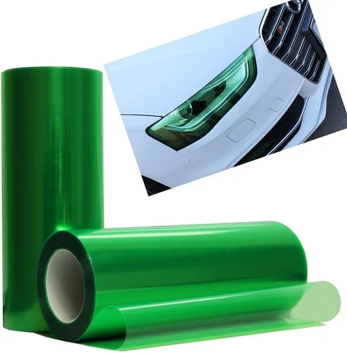Vista 7 de Película de vinilo autoadhesivo de 12 x 48 pulgadas para proteger los faros delanteros y traseros y las luces antiniebla, de DIYAH, Transparente