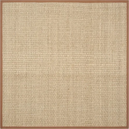 Vista 66 de SAFAVIEH Natural Fiber Collection NF114A - Alfombra de pasillo de hierba marina con patrón de tejido de cesta y borde, de 2 pies 6 pulgadas x 16