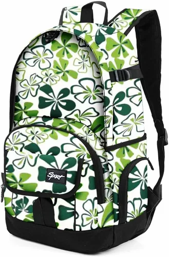 Vista 37 de Mochila escolar estilo Rickyh, mochila de viaje para hombres y mujeres, mochila ligera con compartimento para portátil, Tamaño único