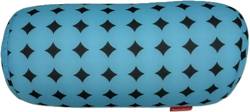 Vista 11 de Bookishbunny Almohada Cilíndrica de Rodillo de Microperlas 13" x 7" (Blanco y Negro)
