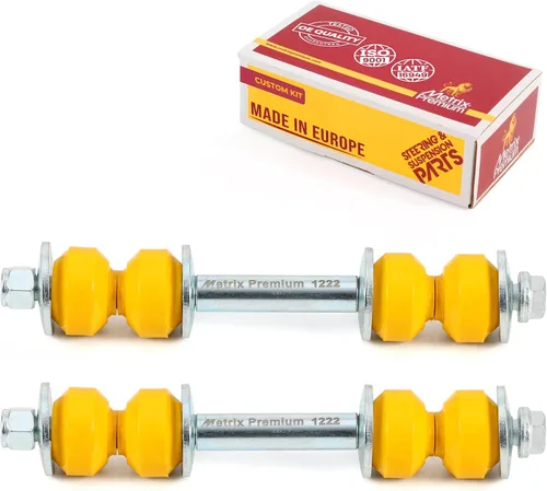 Vista 284 de Metrix Premium Piezas de Chasis - Kit de 2 piezas de Eslabón de Estabilización de Barra Antirrollio Delantera Compatible con 2006-2009 Mitsubishi