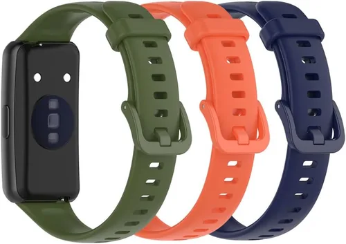 Vista 21 de Senter Correa de repuesto de goma suave de liberación rápida para reloj inteligente Huawei Band 7