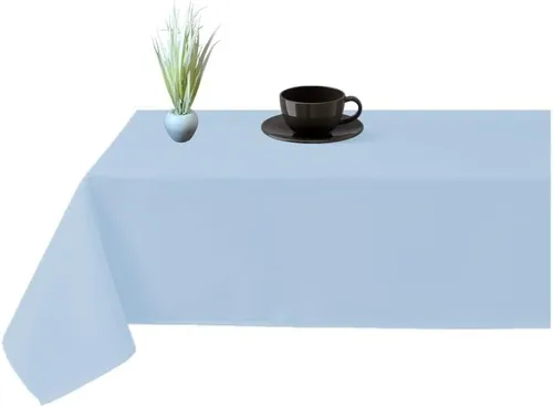 Vista 17 de Mantel rectangular – Mantel decorativo para banquetes, cocinas de fiesta, comedor, 400 hilos y 100% algodón centro y mantel de té, paquete de 5