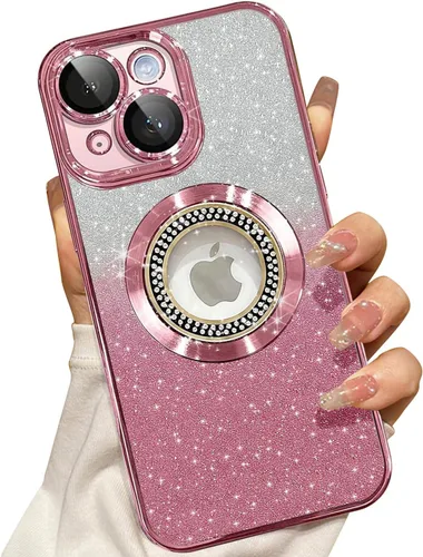Vista 102 de Misscase Funda magnética con purpurina para iPhone 11 compatible con MagSafe, protección completa, delgada, a prueba de golpes, antiarañazos