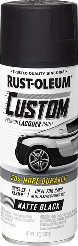 Vista 7 de Rust-Oleum 340569 Pintura en aerosol de laca personalizada para automóviles, 11 oz, gris plateado mate