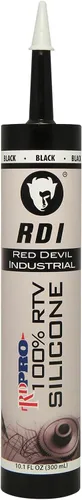 Vista 14 de Red Devil 08162I RD PRO RTV de grado industrial 100% silicona resistente a la intemperie, tubo de 10.1 oz, almendra, paquete de 1