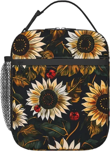 Vista 18 de Lonchera de poliéster de béisbol 3D para niños y adolescentes, bolsa de almuerzo térmica reutilizable para mujeres adultas, bolsas enfriadoras
