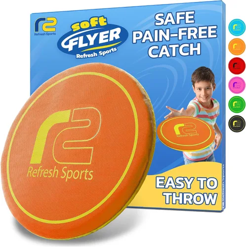 Vista 8 de Juguete Volador de Disco Suave - No Duele al Atraparlo - Los Mejores Rellenos de Calcetines para Niños y Adultos de Todas las Edades - Regalos