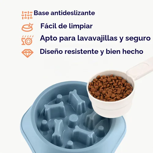 Vista 4 de Miracle Vet Tazones de alimentación lenta para perros que comen rápido, para perros pequeños y medianos, laberinto de rompecabezas para perros que