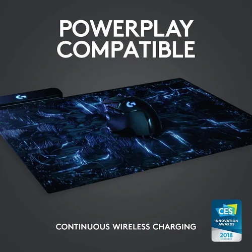 Vista 5 de Logitech G Mouse inalámbrico para juegos 502 Lightspeed con sensor HERO 16K, compatible con PowerPlay, pesas sintonizables y RGB Lightsync - Negro