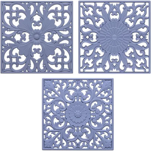 Vista 13 de Salvamanteles de silicona para platos calientes, mesa, encimera, antideslizantes, resistentes al calor, salvamanteles modernos para tetera