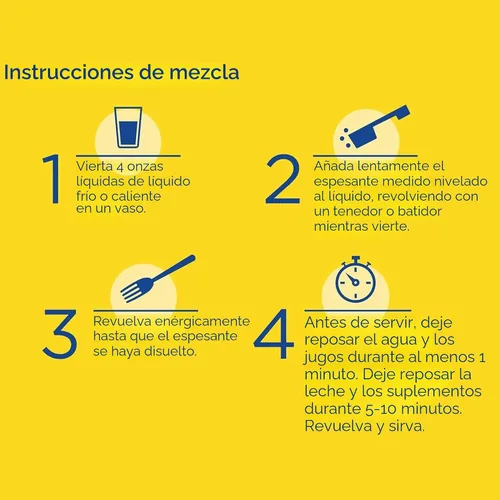 Vista 7 de Thick-It Bote espesante de bebidas de alimentos originales, 36 onzas Thickening powder for dysphagia; dissolves instantly in hot or cold food &