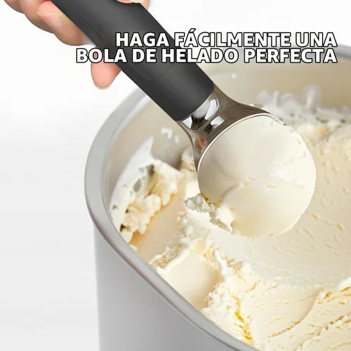 Vista 7 de Cuchara para Helado con Calefacción, Cuchara Eléctrica para Helado Duro, Cuchara de Auto-Calentamiento Máximo a 158℉, Batería Recargable, Metal a