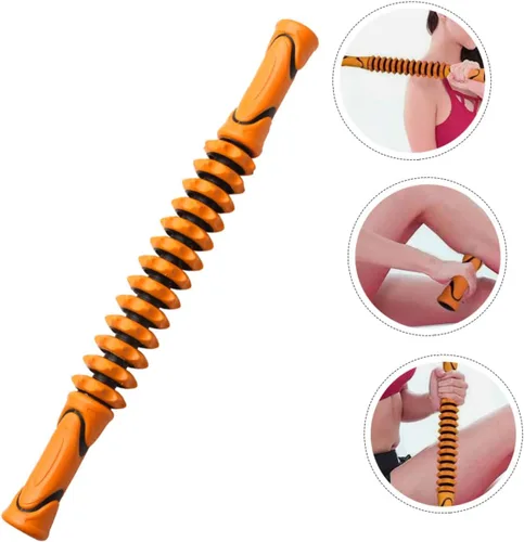 Vista 8 de Abaodam Cellulite Massage Stick Roller for Women Deep Tissue Body Massager Lightweight Yoga Massager Tool for Home Use and Muscle Relaxation