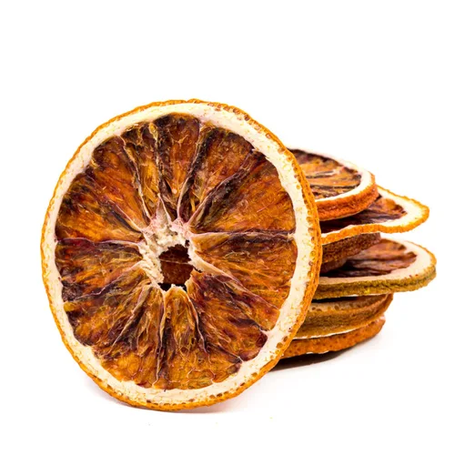 Vista 2 de BlueHenry Ruedas de naranja sanguina deshidratada - 2.5 oz - 20+ rebanadas - Natural Fruit