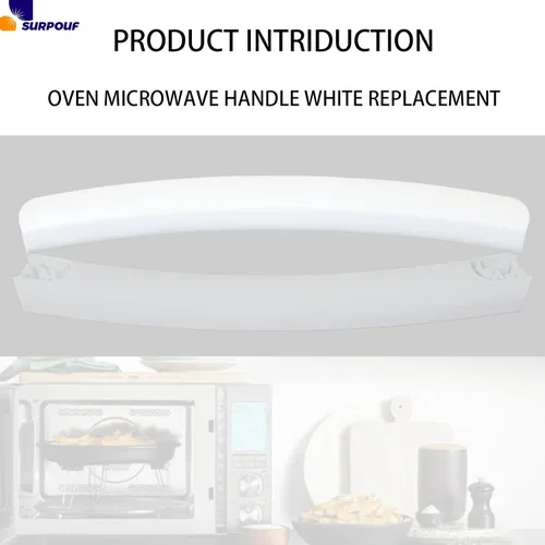 Vista 2 de WB15X10276 Horno Microondas Manija De Puerta De Reemplazo Negro Se Ajuste Para GE Kenmore